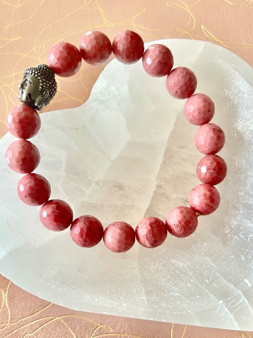 🫐 | Rhodonite Buddha Bracelet Boho • 3/$40